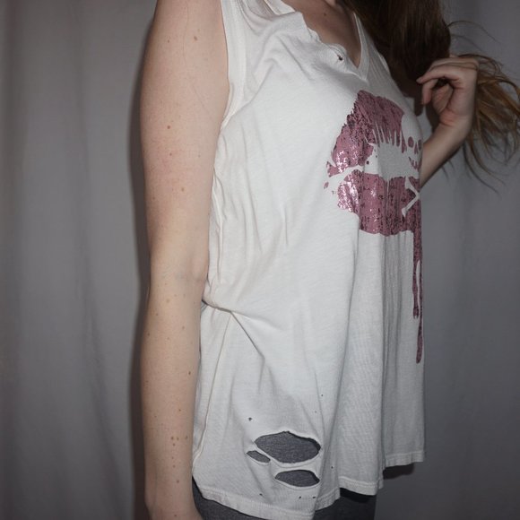 Distressed True Religion Bro Tank - Picture 5 of 7